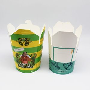 Tùy Chỉnh Dùng Một Lần Thực Phẩm Container Trung Quốc Vòng Dưới Giấy Mì Hộp Cho Doner Kebab Takeout Cho Ăn vặt Và Quà Tặng - Product Image 4