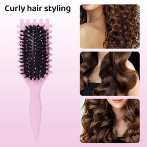 Du Lịch Tóc Lược Cho Mane Và Đuôi Detangling Lược Thiết Lập Chuyên Nghiệp Massage Da Đầu Răng Tốt Chống Tĩnh Lược Bàn Chải - Product Image 6