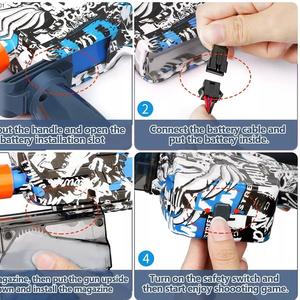 Pistolet jouet <span class=keywords><strong>MP9</strong></span> électrique à billes de gel pour tir extérieur, style graffiti, pour <span class=keywords><strong>airsoft</strong></span> - Product Image 3