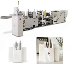 1/4 & 1/8 Folding Color Printing Napkin Tissue Folding Machine