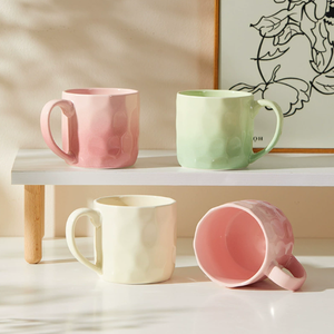 Nuevo Diseño Profesional, Taza de Porcelana Reutilizable con Gradiente de Alta Estética, Tema de Desayuno para Parejas, Regalos Empresariales - Product Image 2