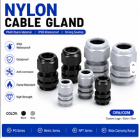 Presse-étoupe en nylon basse tension étanche IP68