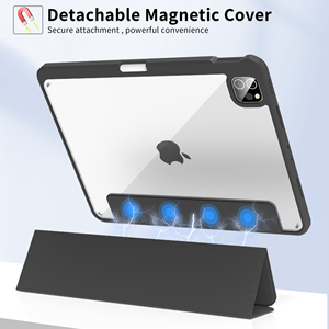 2 в 1 съемный акриловый чехол Передняя крышка со съемными корпусами для iPad pro 11 дюймов 2023 - Product Image 5