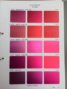 陽極酸化アルミニウム着色染料オレンジレッドブルーピンク - Product Image 3