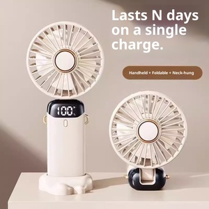 3 Days Handheld Small USB <b>Foldable</b> Fan Brushless Motor 5-Speed Quiet Operation for Household Outdoor Use GZ RTS Bulk Mixed Order - Product Image 2