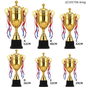 Fabricante personalizado baloncesto voleibol béisbol Pickleball trofeo copas de premio personalizado Metal dorado fútbol trofeos taza - Product Image 2
