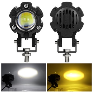 M3 M6 ไฟหน้ารถจักรยานยนต์ LED สปอตไลท์โปรเจคเตอร์ LED ไฟตัดหมอก 50W LED ไฟหน้าสีขาวสีเหลืองสำหรับอุปกรณ์เสริมรถจักรยานยนต์ - Product Image 6