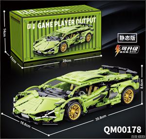 <span class=keywords><strong>Auto</strong></span> Sportiva <span class=keywords><strong>Tecnica</strong></span> da Corsa 1280 Pezzi Modellino Costruzioni Mattoncini Veicolo Meccanico Veloce Supercar Giocattolo Puzzle - Product Image 1
