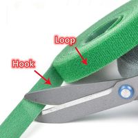 Ruban de fixation élastique auto-adhésif en nylon double épaisseur, résistant à la chaleur, écologique et sur mesure pour plantes de jardin