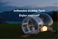Tente bulle gonflable commerciale à louer pour enfants, dôme de glamping étanche, certifiée EN14960, logo personnalisé, belle et tendance