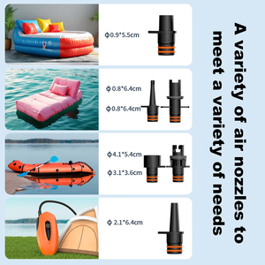 12000mAh SUP pompe électrique Portable arrêt automatique lumière LED adaptée aux tentes de planches à pagaie 20PSI Mattre double alimentation - Product Image 5