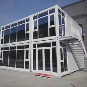 ตู้คอนเทนเนอร์พับได้20FT คุณภาพสูงแบบ Prefab ขนาดเล็กพับได้สำหรับห้องพักโรงแรมคอมบิ้นเดี่ยวพร้อมส่ง - Product Image 1