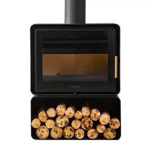 Wood Stoves Type and Cold Rolled Steel Material wood boiler stove indoor fireplace cheap price