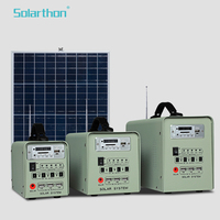 Centrale Électrique Solaire Portable pour Éclairage Radio et Générateur Domestique – Système d'Énergie Solaire d'Urgence