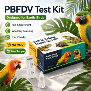 Kit de Prueba Rápida PBFDV para Aves de Compañía Exóticas, Virus de la Enfermedad del Pico y la Pluma de <span class=keywords><strong>las</strong></span> Aves Psittacinas, Sin Pedido Mínimo, Muestra Gratuita - Product Image 1
