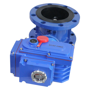 RDNT açık/kapalı Elektrik Kontrollü Flanş Tipi Endüstriyel Su Kelebek Valfi Model D941X-16QB3 DN50-DN300 PN16 - Product Image 2