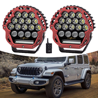 Luces todoterreno auxiliares LED de rango extremo para Jeep/Bronco/Raptor 1159M Beam Control remoto inalámbrico CNC Auto Iluminación exterior