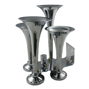 Klaxon à air de haute qualité à quatre trompettes 12V 24V universel pour voiture, camion, remorque, <span class=keywords><strong>bateau</strong></span>, <span class=keywords><strong>pièces</strong></span> de rechange modifiées - Product Image 6