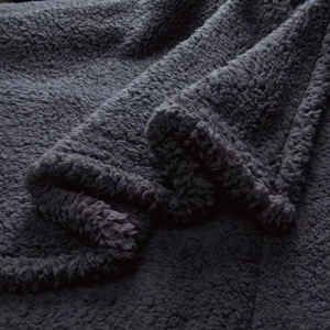 Venta al por mayor personalizado último hombre nórdico <span class=keywords><strong>Sherpa</strong></span> polar Extra grueso cálido tamaño <span class=keywords><strong>King</strong></span> mantas sofá - Product Image 4