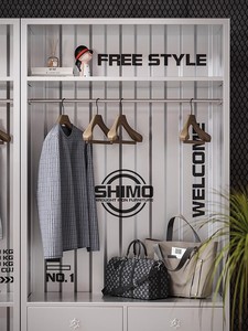 Prácticos muebles para <span class=keywords><strong>el</strong></span> hogar y <span class=keywords><strong>el</strong></span> Hotel, armarios <span class=keywords><strong>de</strong></span> almacenamiento <span class=keywords><strong>de</strong></span> hierro industriales creativos con <span class=keywords><strong>red</strong></span> roja Simple para almacenamiento <span class=keywords><strong>de</strong></span> ropa <span class=keywords><strong>de</strong></span> armario - Product Image 5