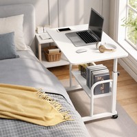 Bureau d'ordinateur moderne pour étudiant, table d'écriture simple, poste de travail pour la maison, le bureau, la chambre, le dortoir, la salle d'apprentissage scolaire