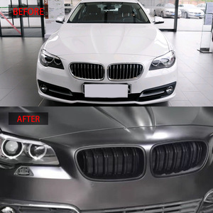 Grille de remplacement double ligne pour BMW Série 5 F10, en ABS, pour pare-chocs avant - Product Image 2