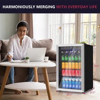 Réfrigérateur à boissons 150L à prix d'usine, refroidisseur en acier inoxydable, zone unique, mini réfrigérateur à bière