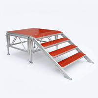 Petite scène de concert portable réglable pour l'extérieur, podium, plateforme, structure en aluminium, plateforme de scène