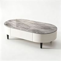 Table basse contemporaine pour salon, meubles de maison