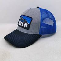 LDFC gorra de camionero de 6 paneles de calidad superior al por mayor bordado personalizado parche Logo contraste Snapback malla camión conducir gorras de béisbol