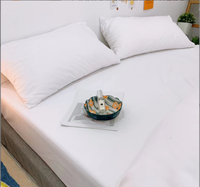 OEKO 100 133x72 coton Viscose de haute qualité, tissage uni CVC, tissu uni pour ensembles de literie d'hôtel, linge de lit