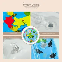 Peluche en PVC de dessin animé de vente chaude épaissie tapis de glace gonflable rempli d'eau résistant aux rayures pour chat chien en plastique