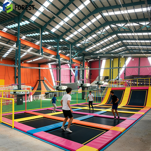 Steel Structure <b>Trampoline</b> Arena Long Lasting Hub Interactive Games Entertainment Venue Prefabricated Climate Controlled - Product Image 1