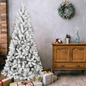 <span class=keywords><strong>Sapin</strong></span> de Noël Artificiel Réaliste Effet Neige, Tactile et Réaliste, Articulé, 150cm 180cm 210cm, en PE et PVC Mélangés, pour la Maison - Product Image 5