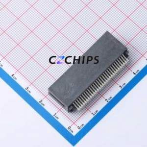 HEE58LP03BK Gold Finger Connector Through hole Component (THT),P=1.27mm Connector EDGE SLOT 1.27mm 58P Clamp Plate - Product Image 2