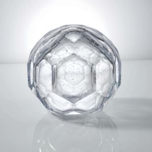 BOGLASS Pantalla de Lámpara Colgante Moderna de Vidrio Transparente Facetado Redondo Personalizado, Soplado a Mano, Accesorios de Iluminación - Product Image 3