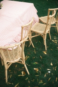 Chaise pour enfants en rotin naturel faite à la main, design moderne, chaise en osier écologique pour enfants, idéale pour les fêtes d'anniversaire, le salon et la chambre à coucher - Product Image 3