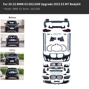Kit Carrozzeria per Restyling Auto <span class=keywords><strong>BMW</strong></span> <span class=keywords><strong>X3</strong></span> F25 11-17, Aggiornamento a G01 G08 20-22, F97 22-24, <span class=keywords><strong>X3</strong></span> X3M 2023, Paraurti e Griglia - Product Image 4