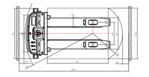 2T <strong>Material</strong> Handling AGV Body with Narrow Body Compact for Efficient Production Line <strong>Transport</strong> in Tight Space - Product Image 5