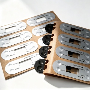 Panneau de commande personnalisé pour machine de visionnement, en plastique, métal, acrylique, pour cuisine, avec autocollant adhésif 3M RFID NFC, étanche, OEM - Product Image 1
