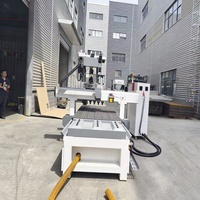 Machine de fraisage CNC pour le bois 4 axes 1325 1425 1525 4x8ft 3D 4D 5D pour sculpture, gravure, découpe, fraisage, perçage et alésage