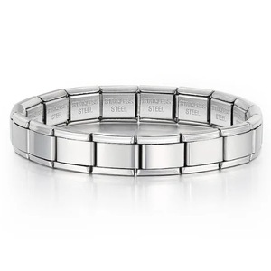 OAHLAN Fashion Jewelry <strong>Module</strong> Splicing <strong>Elastic</strong> Strap Chain Stainless Steel Bracelets for Men Women Anniversary Party Gifts - Product Image 2