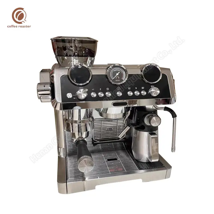 Máquina automática de café con bomba de agua importada, 5 bares, cápsulas de elaboración de polvo