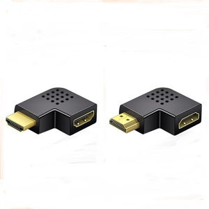 90 Degree Right Angle <b>HDMI</b> Adapter <b>HDMI</b> Male to Female Elbow Extension Connector - Product Image 3