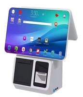 Sistema POS Todo en Uno con Pantalla Táctil de 15.6 Pulgadas, 4G, 64GB, Impresora NFC, Software de Caja Registradora, Terminal POS para Uso en Tiendas Minoristas