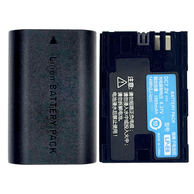 7.2V 1865mAh LP-E6 LP-E6N LP-E6NH Camera Battery for Canon EOS R7 R6 R5 Camera Batteries Lithium Bateria LP-E6 Batteries