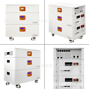 Batterie de stockage d'énergie LiFePO4 tout-en-un empilable 51,2 V 12 kW 15 kWh pour usage domestique et hybride sur réseau - Product Image 1