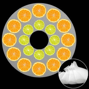 Reusable Dehydrator <b>Sheets</b> Steamer Mesh <b>Silicone</b> Baking Mats for Fruit Dryer Mesh Round <b>Silicone</b> - Product Image 3