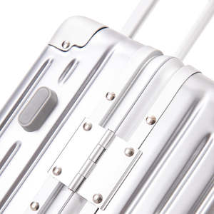 New 24 inch large travel luggage with durable stainless steel ABS PC pole aluminum frame luxury luggage - Product Image 3