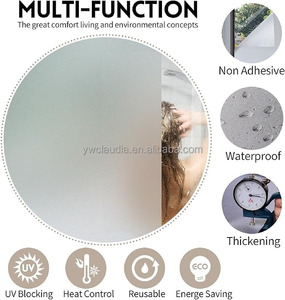 Tĩnh bám PVC một cách gương cửa sổ phim cách nhiệt chống UV riêng tư Tint cho trang trí phòng khách - Product Image 4